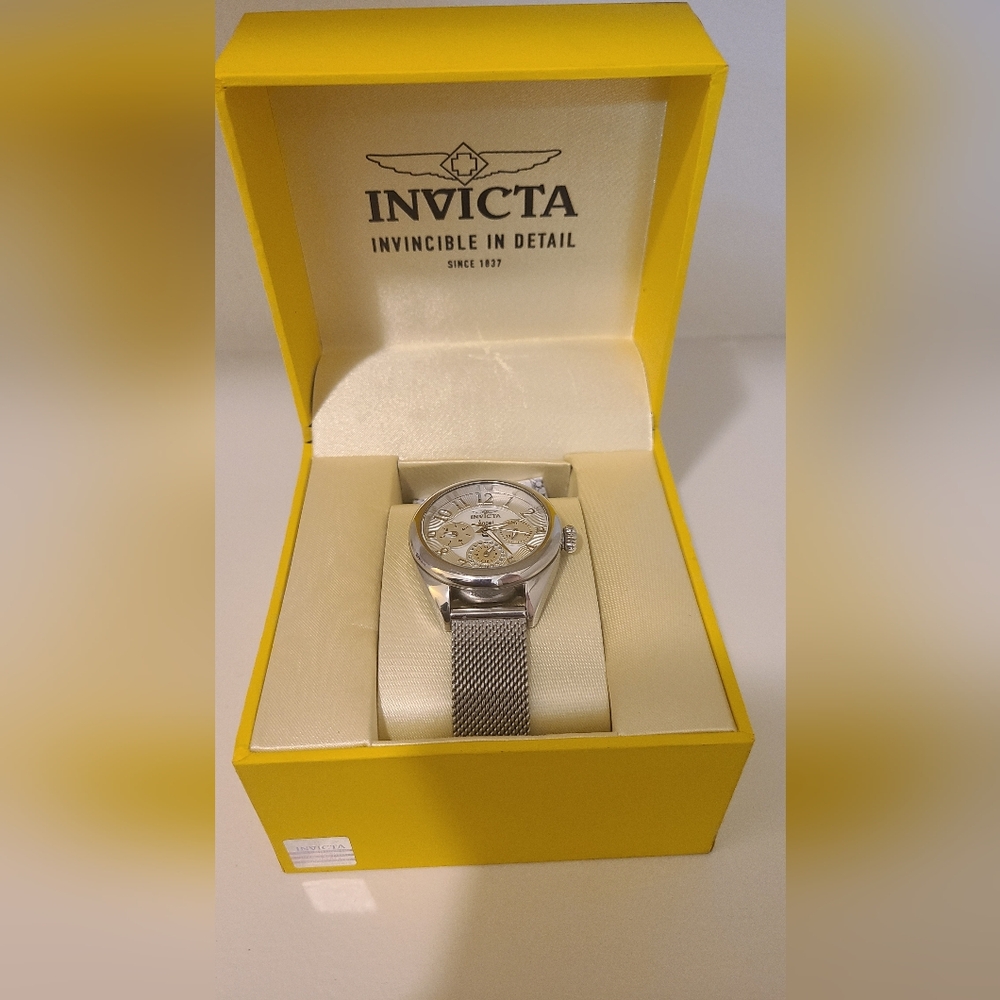Invicta Angel Silver Watch with Subdials - Picture 2 of 5